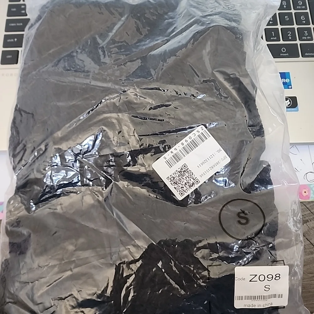 O6 - Crochet Black Cover-Up Dress - Picture 7 of 11